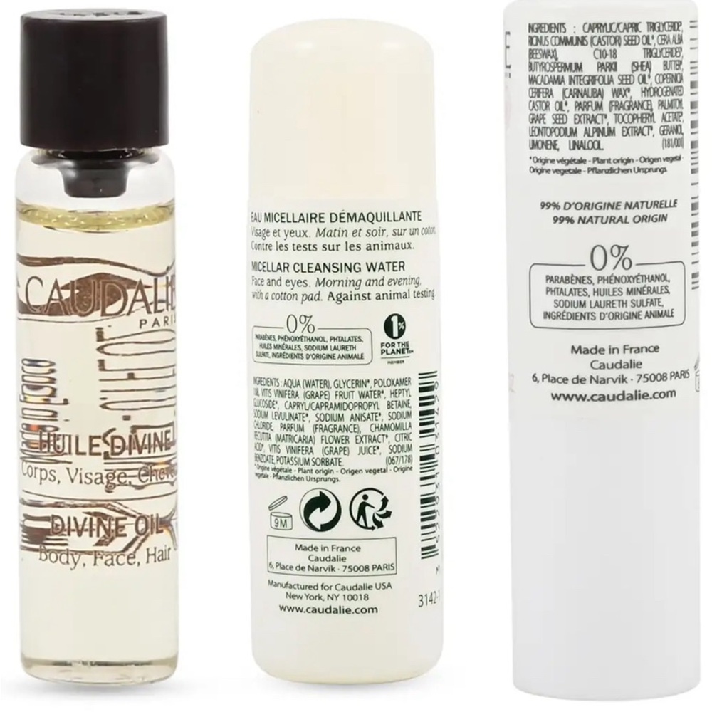 SOLD Caudalie Best Seller Skincare Mini Set with Transparent Carry Case - Picture 5 of 5